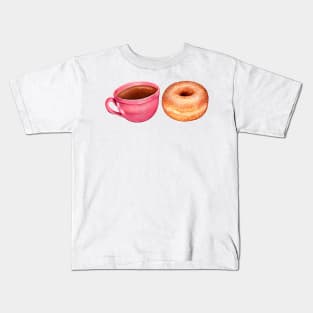 Coffee & Sugar Donut Kids T-Shirt